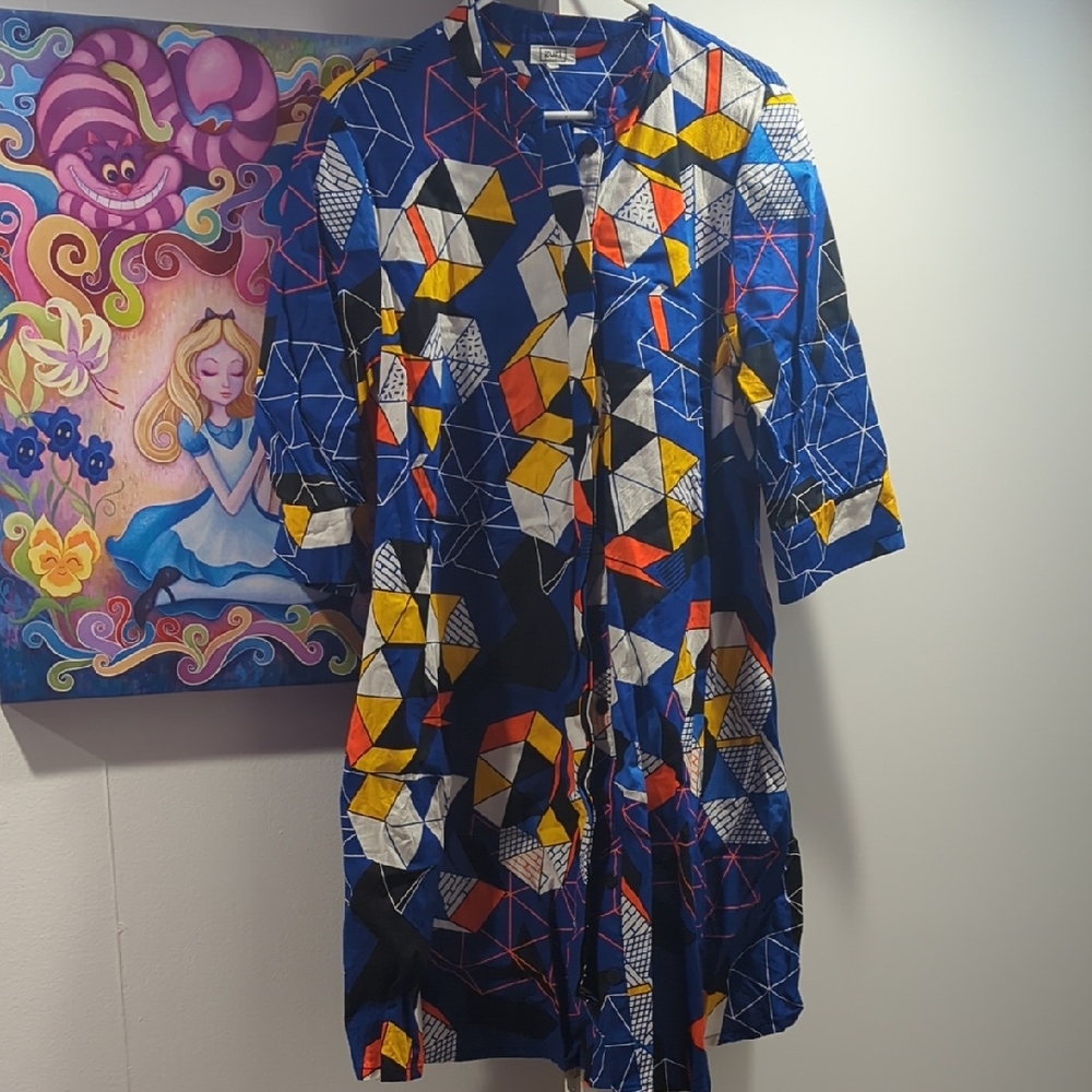 Geometric Multicolor Dress